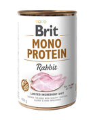 Brit Mono Protein Królik 400 g – monobiałkowa karma mokra dla psa z alergią i wrażliwym układem pokarmowym