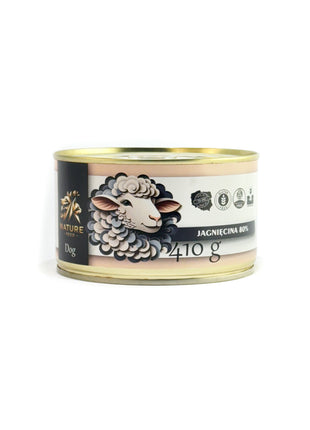 Jagnięcina 80% – duoproteinowa mokra karma dla psów