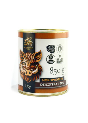 Dziczyzna 100% – mokra karma dla psów