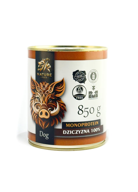 Dziczyzna 100% – mokra karma dla psów