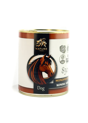 Konina 100% – monoproteinowa mokra karma dla psów