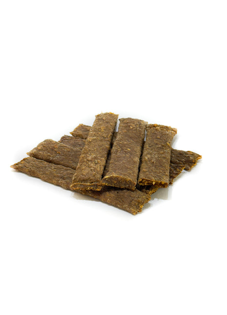 Paski z gęsi 100g - naturalny przysmak dla psa