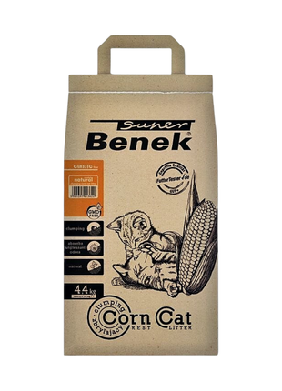 Super Benek CORN Naturalny – naturalny żwirek kukurydziany dla kota