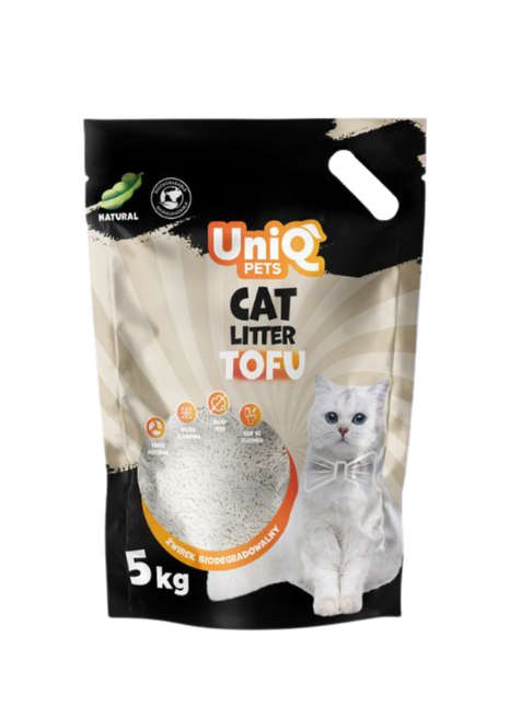 UNIQ PETS żwirek tofu biodegradowalny - naturalny