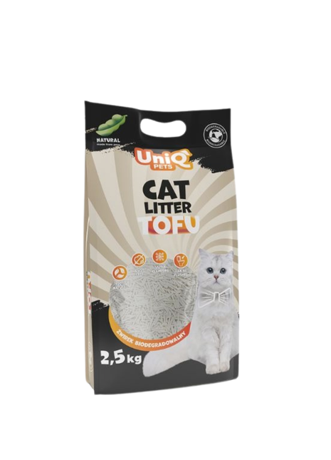 UNIQ PETS żwirek tofu biodegradowalny - naturalny